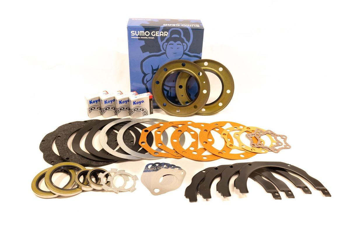 Sumo Gear Knuckle Rebuild Kit: 80, 81, and LX450 (Complete with Wheel Bearing Kit)