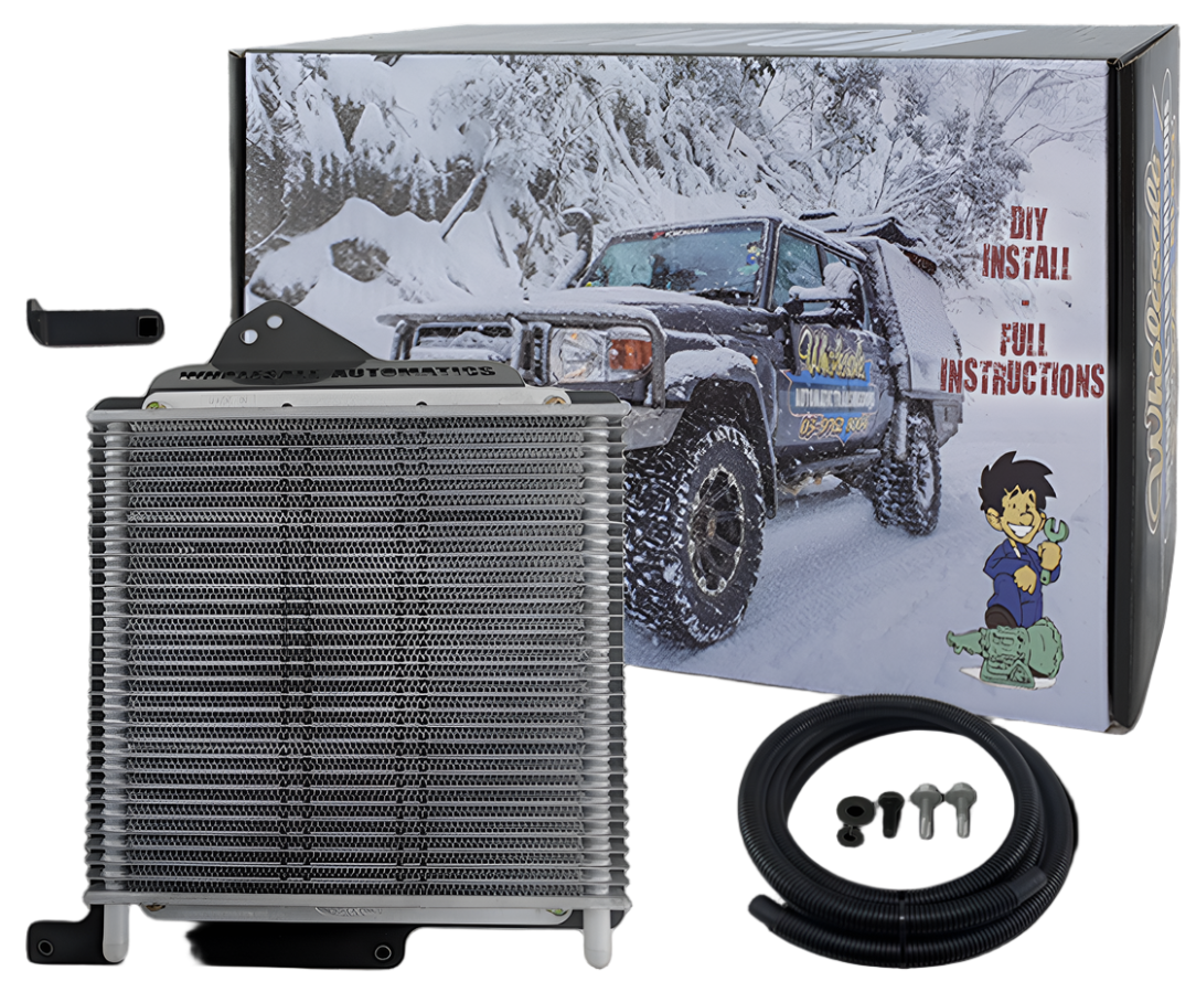 Heavy Duty Transmission Oil Cooler Kit to suit Toyota FJ Cruiser with 5 and 6 Speed